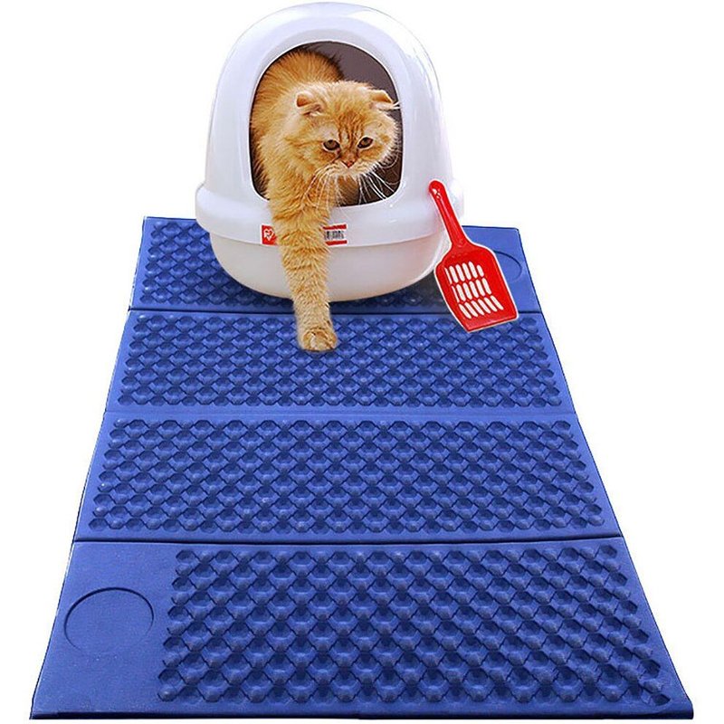 Tapis De Litière Pliable En Eva Pour Chat, Résistant À L'humidité, Tapis D'alimentation Facile À Nettoyer Pour Animaux De Compagnie, Fournitures De Nettoyage Pour Animaux De Compagnie Bo677