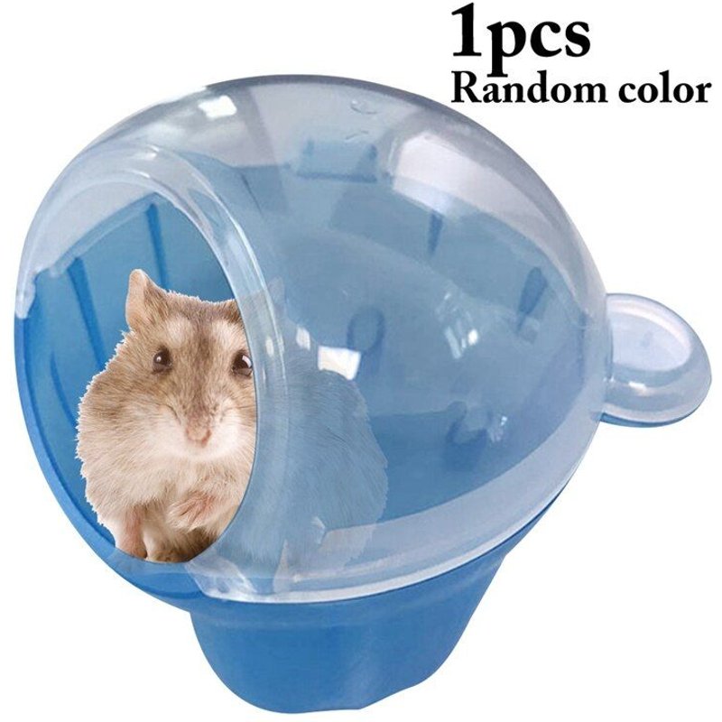 Mini Conteneur De Bain De Sable En Plastique Pour Hamster, Cage De Bain Pour Hamster, Baignoire, Petits Accessoires Pour Animaux De Compagnie Bo757