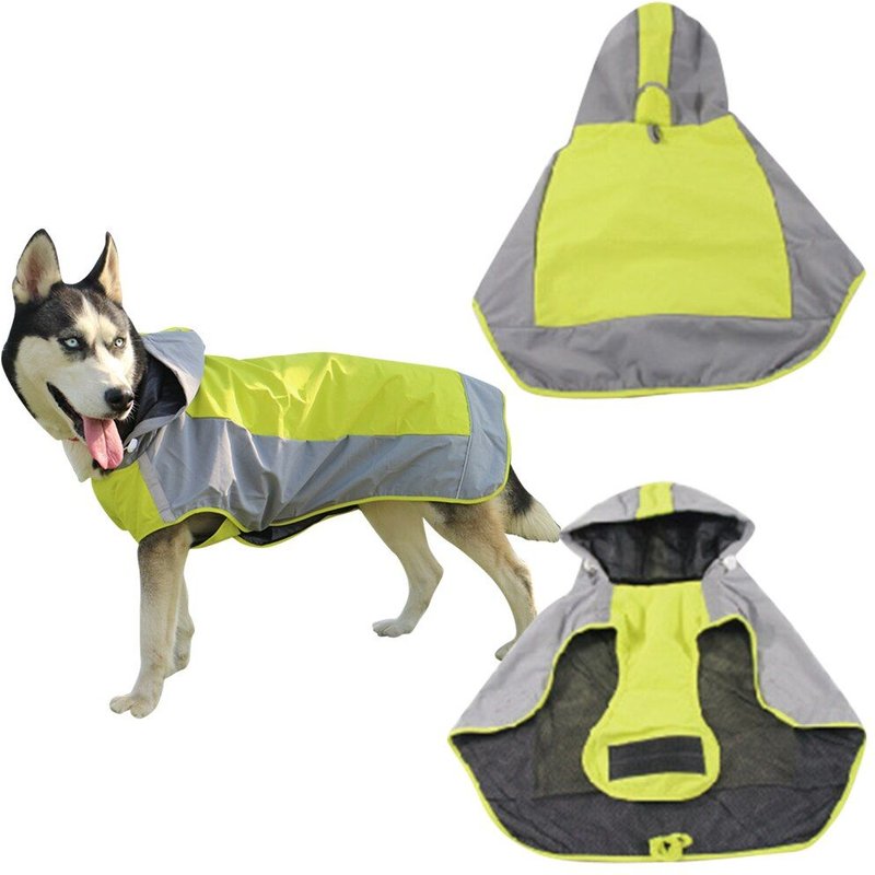 Manteau Imperméable À Double Couche Pour Chien, Imperméable Et Résistant Au Froid, Avec Capuche, Pour Animaux De Compagnie, Chiot, Costume, Fournitures Pour Animaux De Compagnie Bo1010