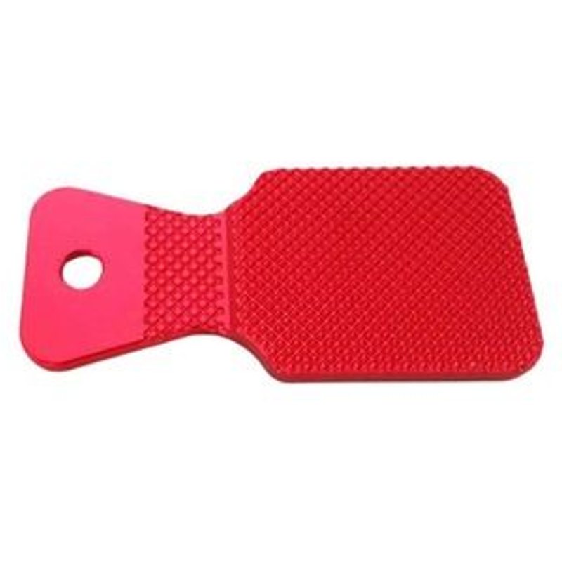 Pointe de queue de billard façonneuse en alliage d'aluminium rouge YD10702