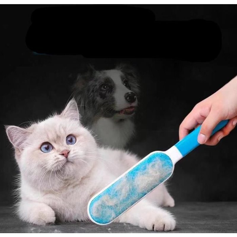 Brosse Anti Poils Animaux Chat Chien Brosse de Nettoyage Magique Réutilisable Enlève Poils