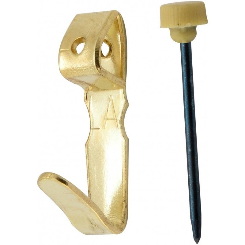 Lot 10 crochets + aiguilles pour tableaux et cadres légers LE CROCHET FRANCAIS