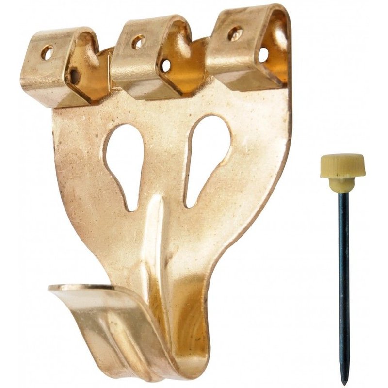 Lot de 3 crochets pour cadres lourds LE CROCHET FRANCAIS L.20 x l.38 mm