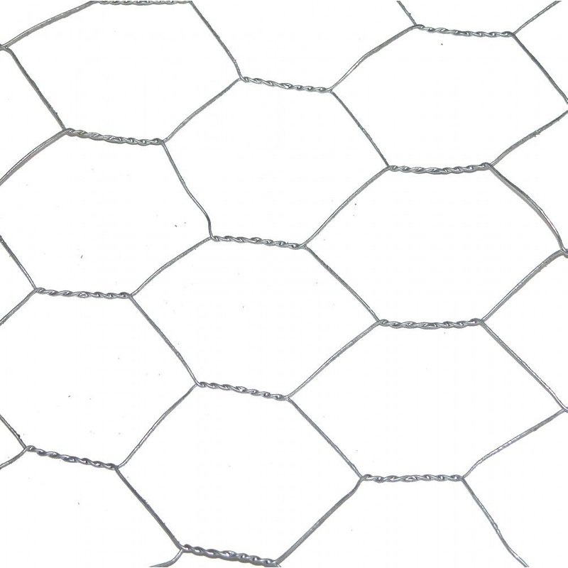 Grillage pour animaux triple torsion gris, H.0.5 x L.3 m, maille H.40 x l.40 mm