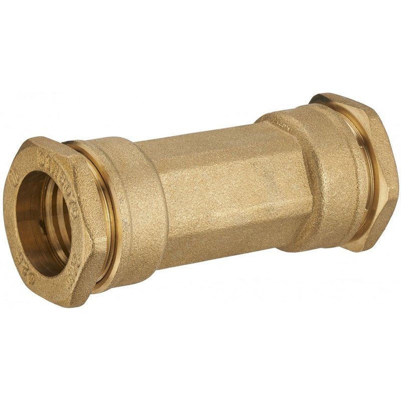 Manchon à compression laiton D.25 pour tube en polyéthylène