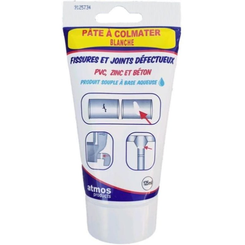 Pâte d'étanchéité 125 ml grise ATMOS
