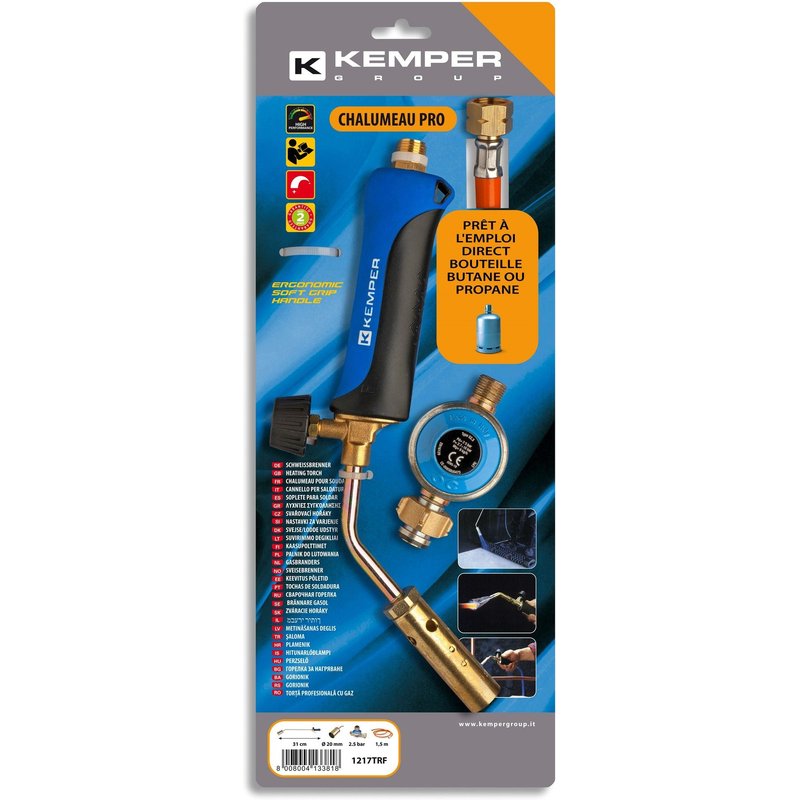 Chalumeau monogaz KEMPER Pro haute pression propane 1217 trf