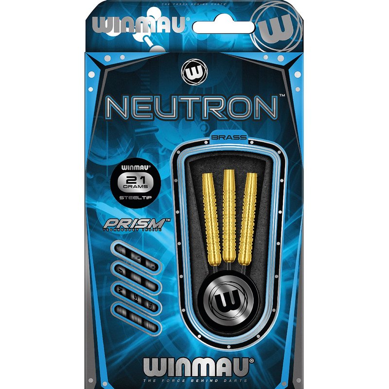 Fléchettes Winmau Neutron en laiton à pointe d'acier