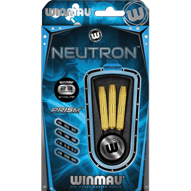 Fléchettes Winmau Neutron en laiton à pointe d'acier