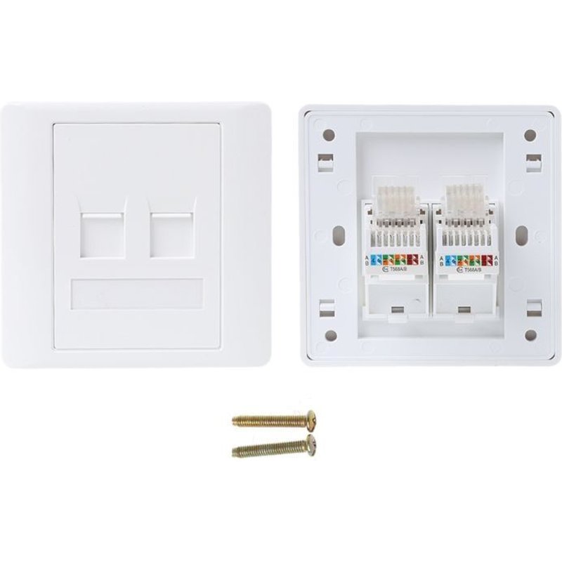 Panneau de prise d'ordinateur Type 86, Module réseau CAT5E, sortie d'interface de câble RJ45