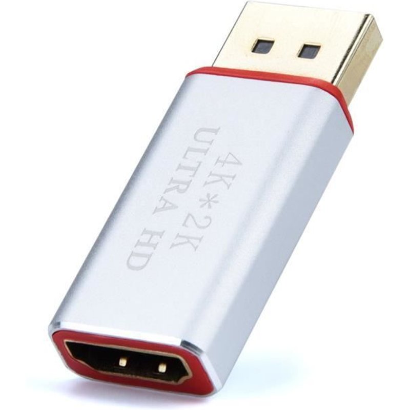 TETE - BOBINE - FIL 4K Display Port vers HDMI Adaptateur Homme Femme Convertisseur DisplayPort DP vers HDMI ZHM80928006SL_cbas