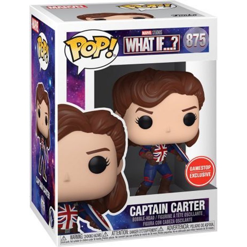 Figurine Funko Pop - Marvel What If...? N°875 - Captain Carter (55967)