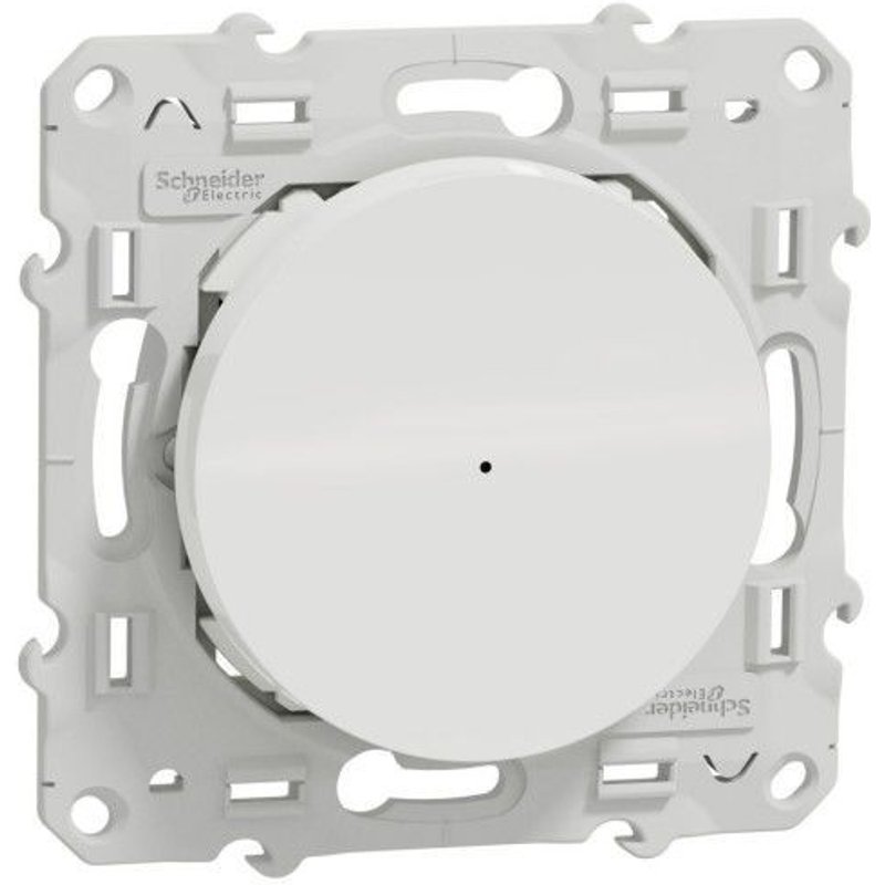 Variateur poussoir pour éclairage Zigbee 3.0 Wiser Odace Blanc - SCHNEIDER ELECTRIC