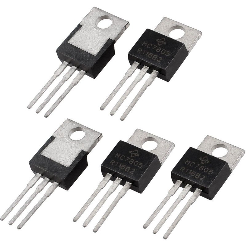5 pièces 3 bornes 1.5A 5V L7805CV régulateurs de tension postifs régulateurs de tension stabilisateurs