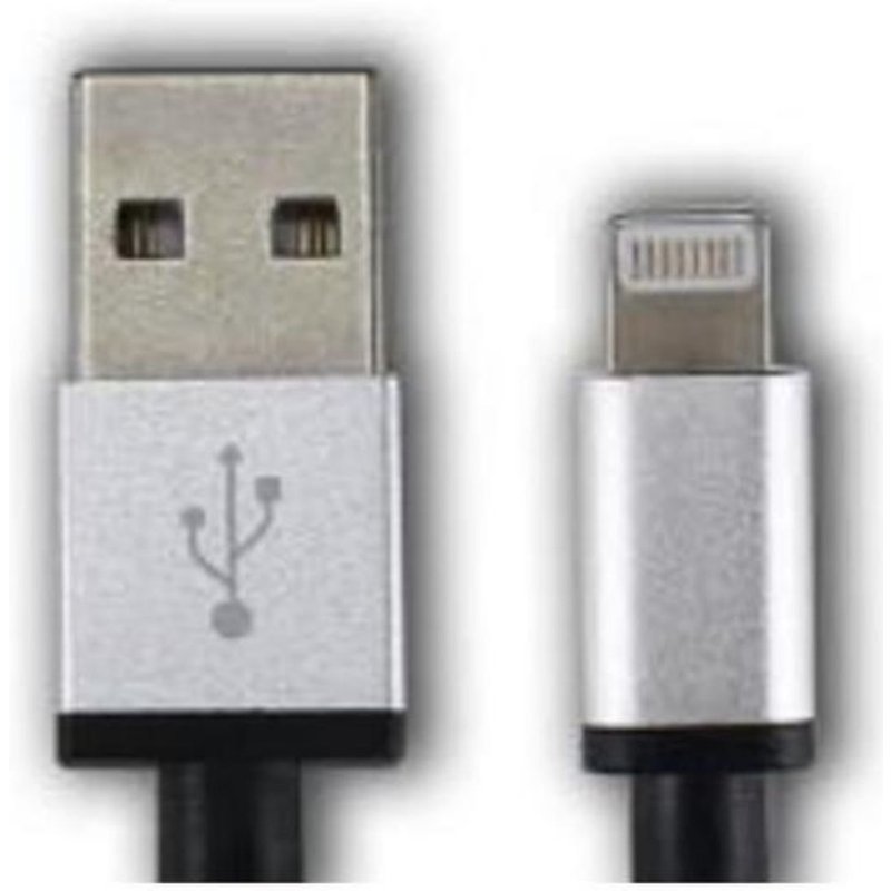 Cable Sync & Charge Pour Iphone Noir Samsung 0634154900529 Adaptateur Telephone Ipod Ipad Chargeur Lighting Usb 1,2 Metres Comasound Kartel Csk Online