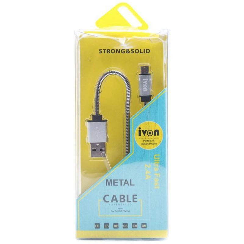 Cable Sync & Charge Pour Iphone Silver 6999856323705 Ultra Fast 2.4a Adaptateur Telephone Ipod Ipad Chargeur Lighting Usb Comasound Kartel Csk Online