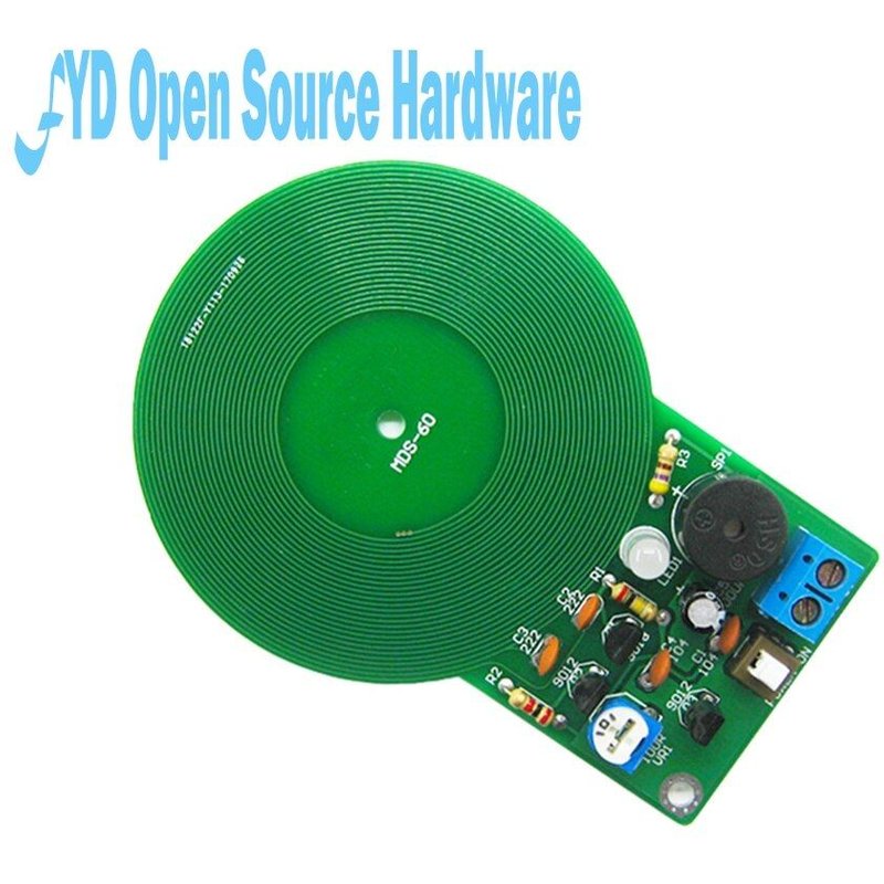 Kit électronique de détecteur de métaux, 1 ensemble, DC 3V-5V 60mm, Module de carte de capteur sans contact, pièce électronique, détecteur de métaux, bricolage