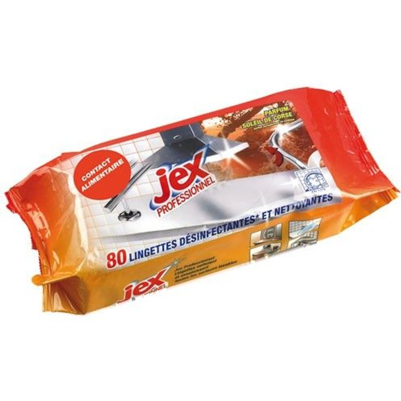 Lingettes nettoyantes désinfectantes lot de 80