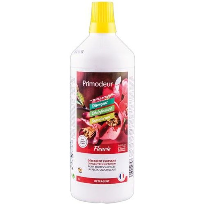 Détergent désinfectant surodorant 3D - fleurie - 1 L