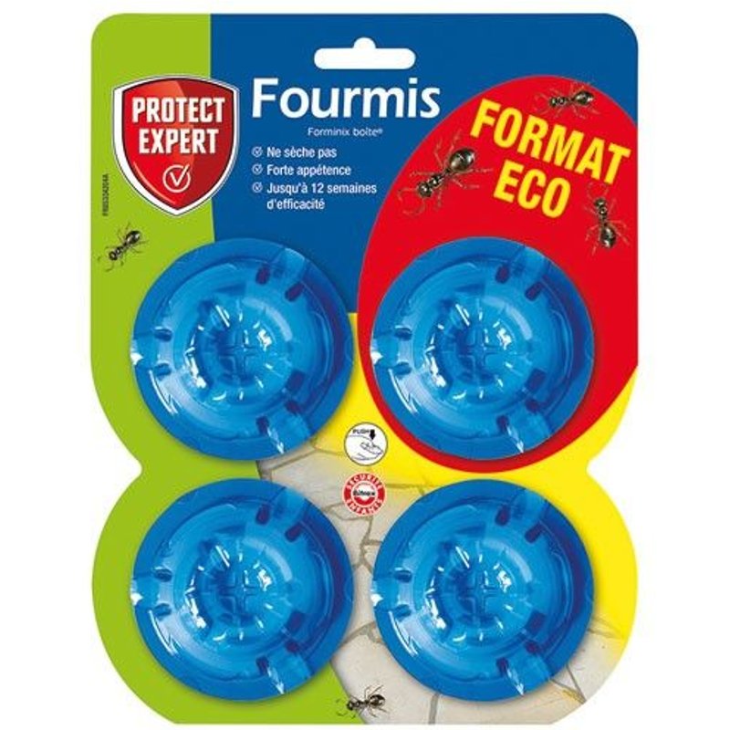 Anti fourmis - 4 boites appâts x2g