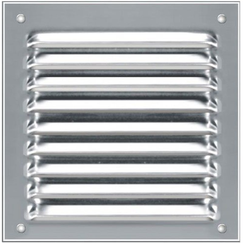 Grille d'aération métallique - 150x150 mm