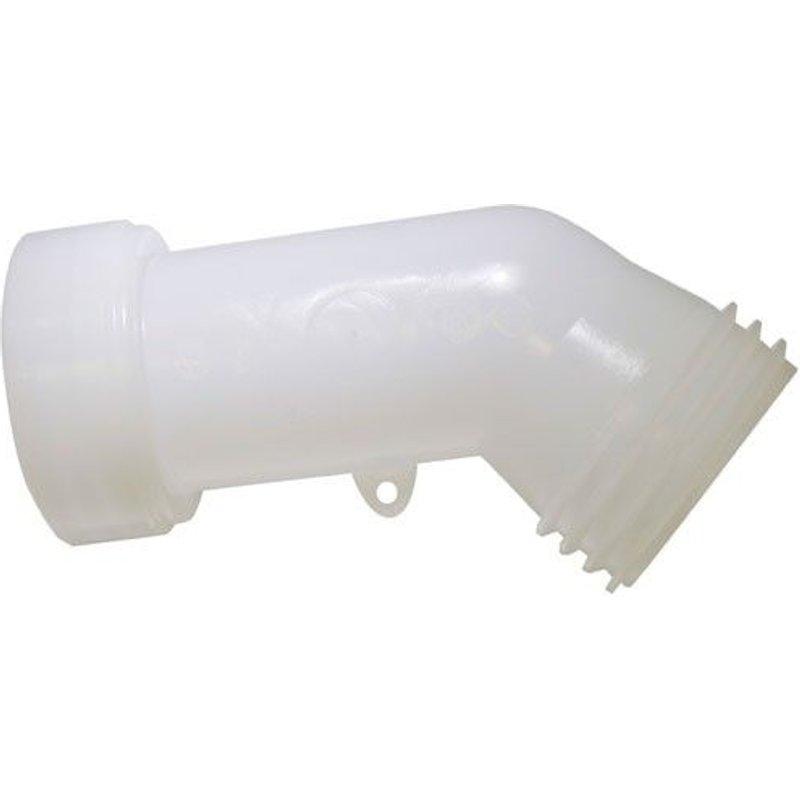 Rallonge de cuve 1000L coude D: 60mm - blanc