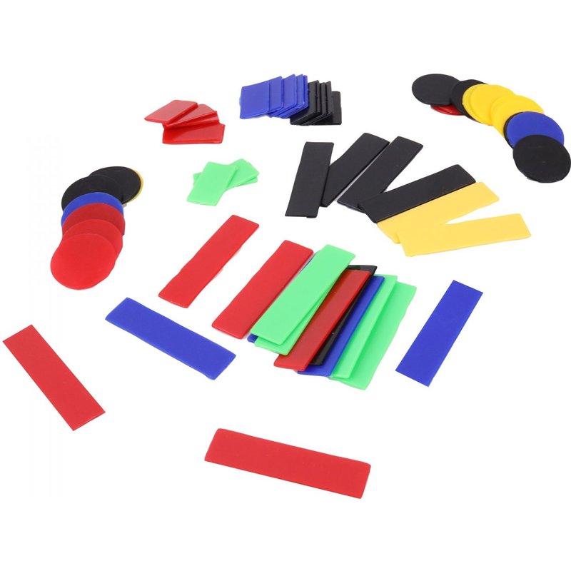 Jeux De Societe Bl 100 Jetons , Dim Bl : 11x21cm ,