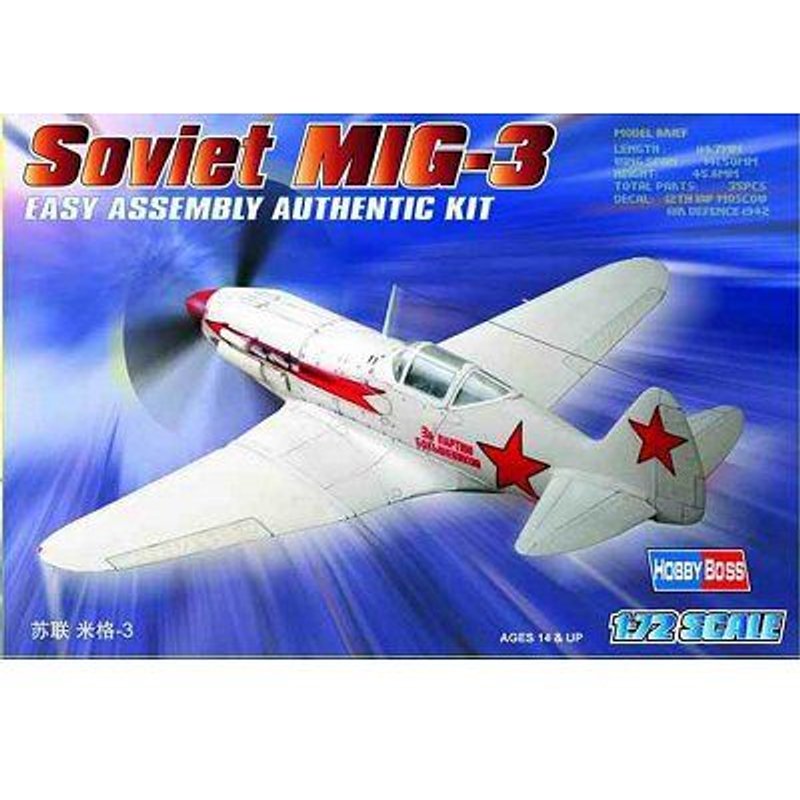 Maquette Avion : Soviet Mig-3-Hobby Boss