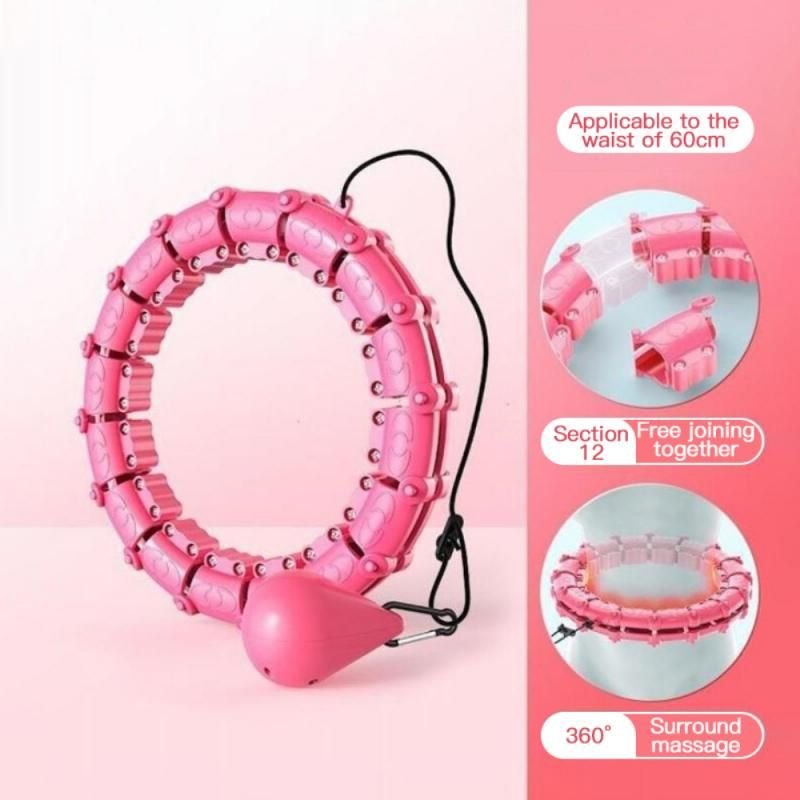 Cerceaux De Sport Intelligents De Yoga À Domicile, Anneau D'entraînement De Taille Réglable, Équipement De Fitness Du Ventre