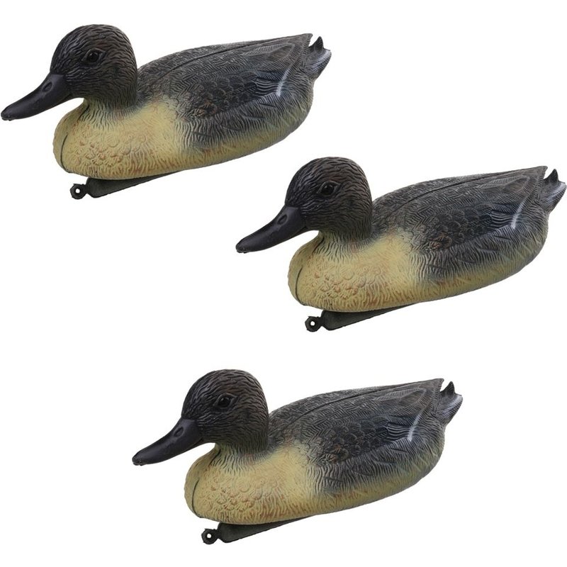 Ensemble De 3 Leurres De Canard En Plastique Très Réaliste, Noir, Jaune, Décoration De Jardin Pour La Chasse En Plein Air, Cour, Lac, Ornements De Jardin