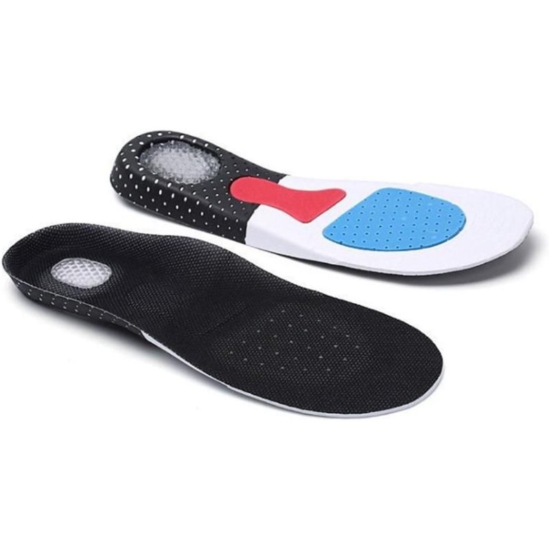 Semelles Intérieures Unisexes En Gel, Coussin Respirant Pour Femmes Et Hommes, Coussin De Chaussures De Sport, Course À Pied, Soins Des Pieds, Grande Taille