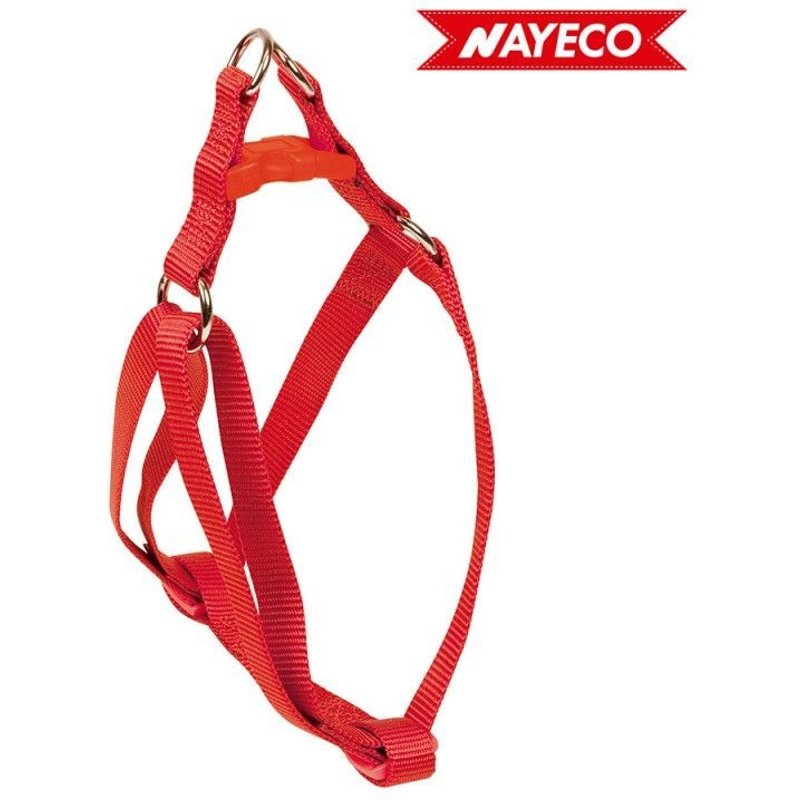 Harnais Basique Rouge 25mm X 45-60cm Nayeco