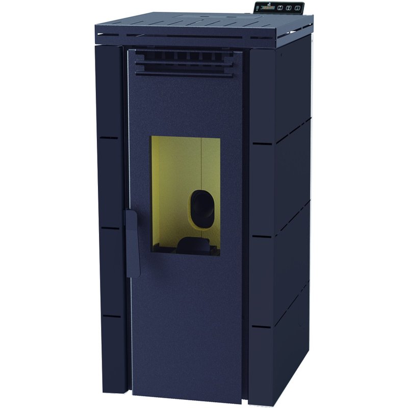 Fm Poêle À Granulés Bp-100 9,5kw Noir