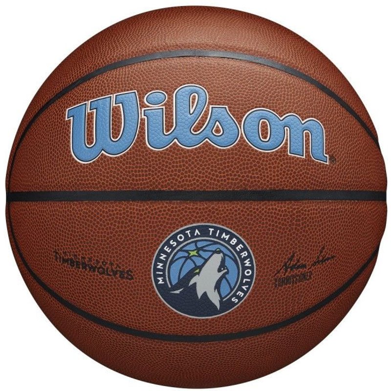 Ballon De Basketball Nba Minnesota Timberwolves Wilson Team Alliance Exterieur