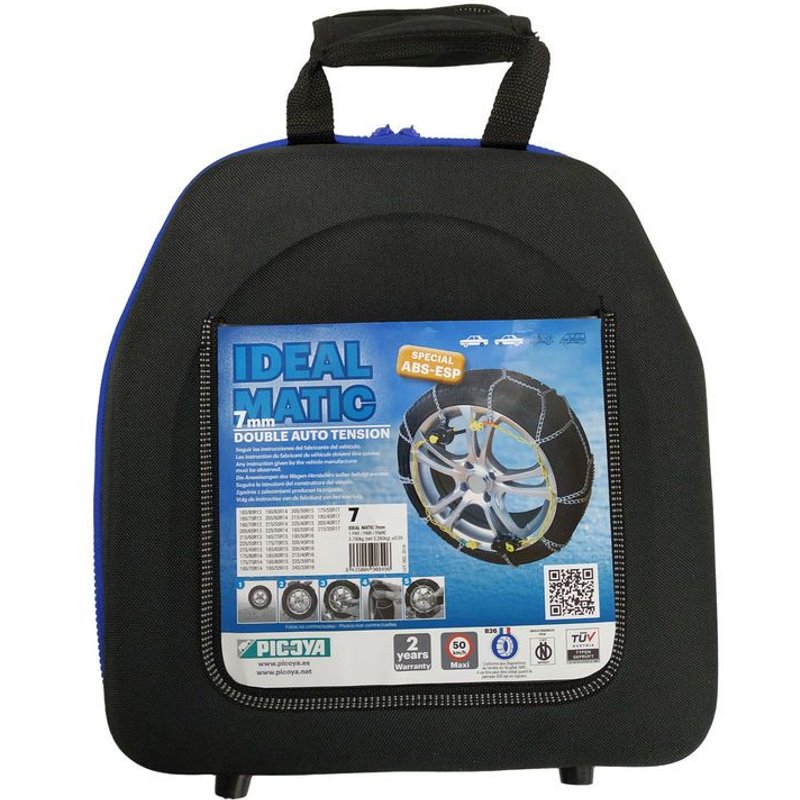 Picoya Chaine Neige Ideal 7 Matic N°09 Pour La Taille: 255/55-13