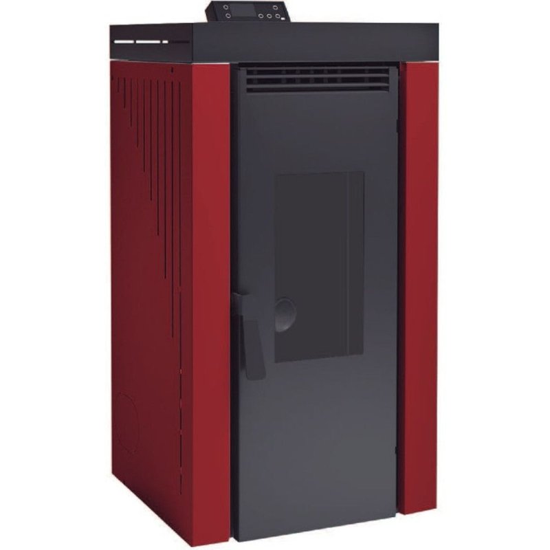 Fm Poêle À Granulés Bp-200 12kw Rouge