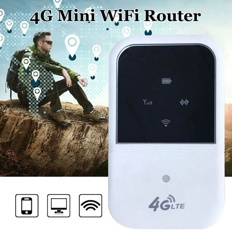 Routeur Wifi 4G LTE Portable 150Mbps débloqué, Modem Mobile, prend en charge 10 utilisateurs pour voiture, domicile, voyage, B1 B3