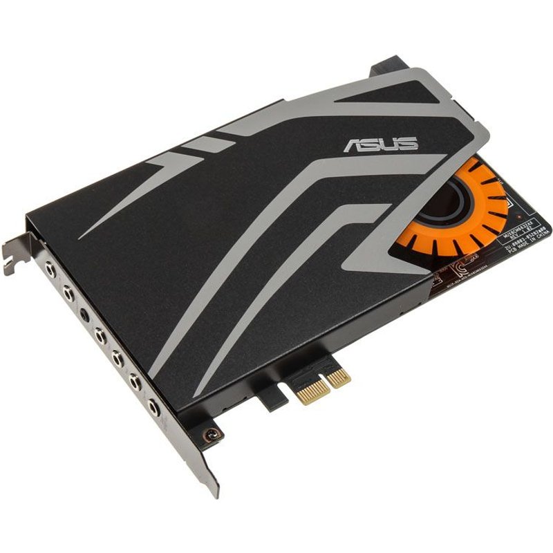 ASUS Strix Soar - Carte son - 24 bits - 192 kHz - 116 dB rapport signal Ă bruit - 7.1 - PCIe - CM6632AX