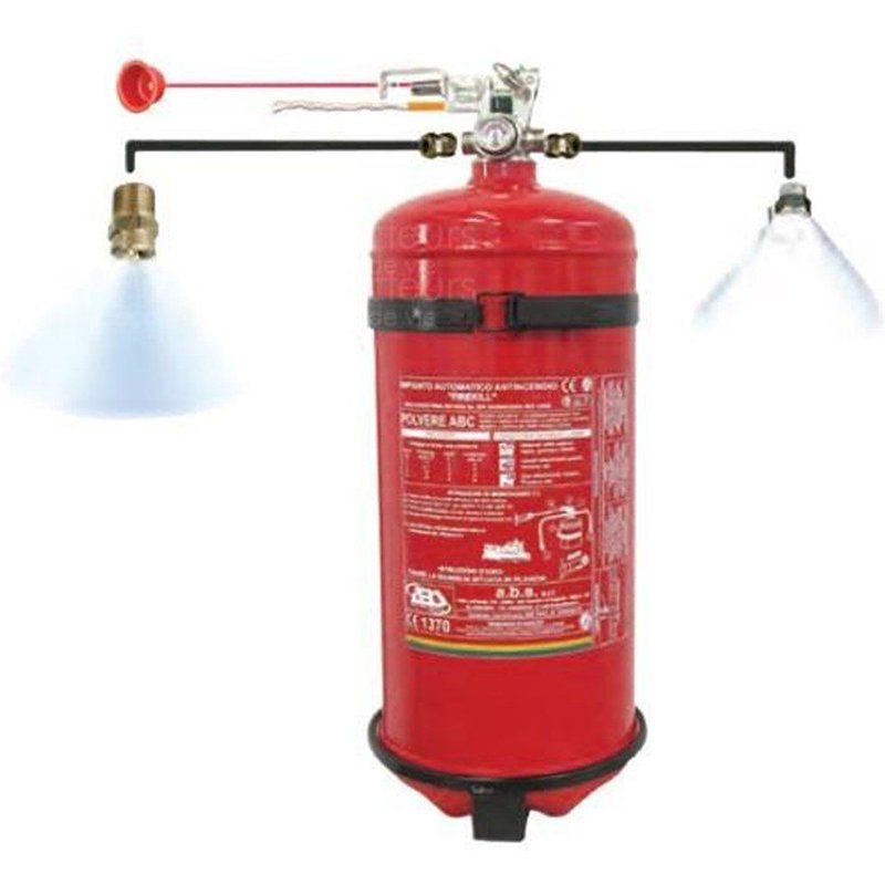 Extincteur automatique à tirette FM200 pour bateau capacité 12 Kg