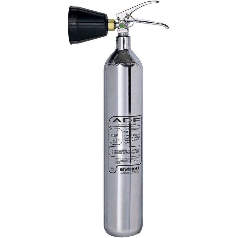 Extincteur CO2 2kg Chromé