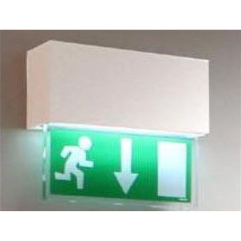 Boitier tĂ´le saillie mural - Eclairage par la tranche