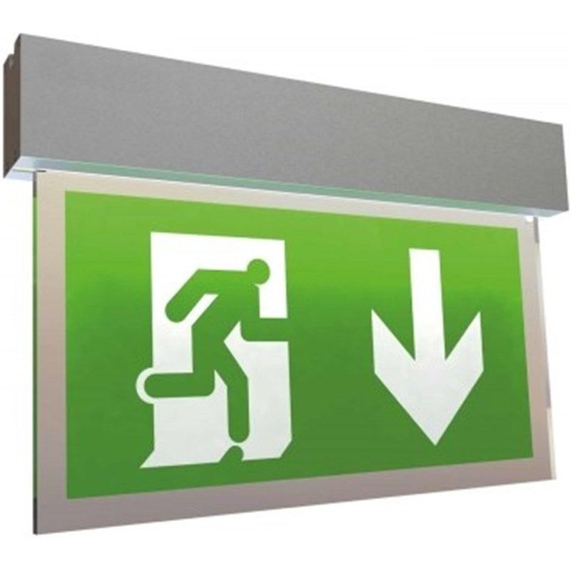 Bloc d'évacuation Grand Luxe "LUMINA" pour source centrale - Mural