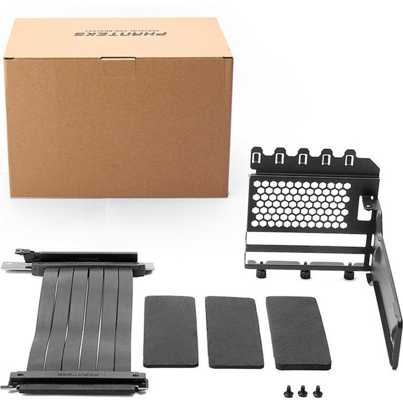 Câble d'extension de GPU à 7 fentes support vertical de carte VGA PCI E Anti interférence convient aux ordinateurs de bureau