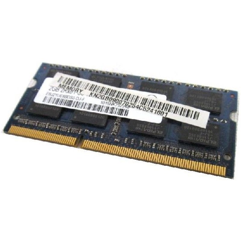 2Go RAM PC Portable SODIMM Elpida EBJ21UE8BDS0-DJ-F DDR3 PC3-10600S 1333MHz CL9
