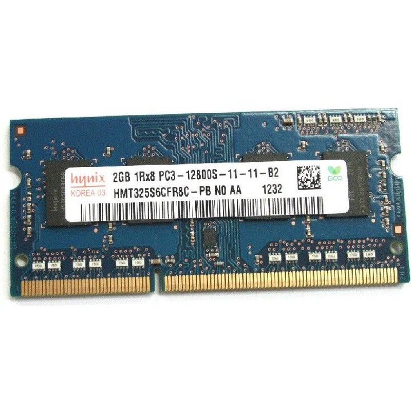2Go RAM PC Portable SODIMM Hynix HMT325S6CFR8C-PB DDR3 PC3-12800S 1600MHz CL11