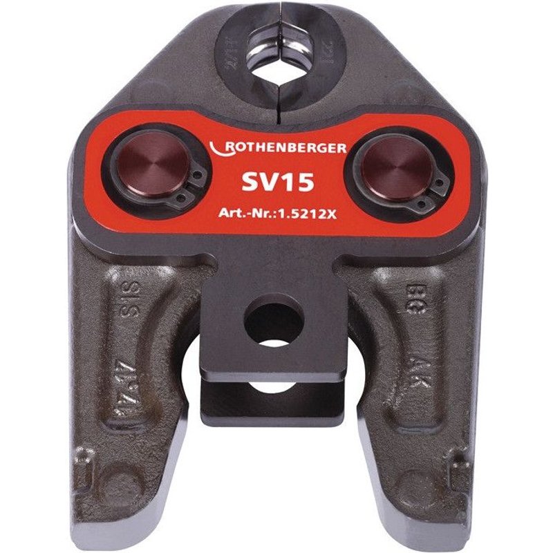Mâchoire de presse Vario-Press SV 32-34 kN largeur nominale 15 mm acier spécial ROTHENBERGER