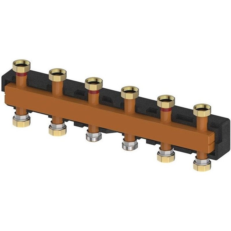 Barre de distribution Flamco b 70 kW f jusqu'à 5 circuits de chauffage standard