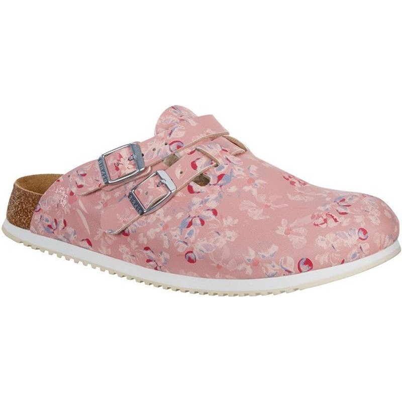Sabots Clog Kay SL Taille 38 flower field rose Birko Flor DIN EN ISO 20347 BIRKENSTOCK