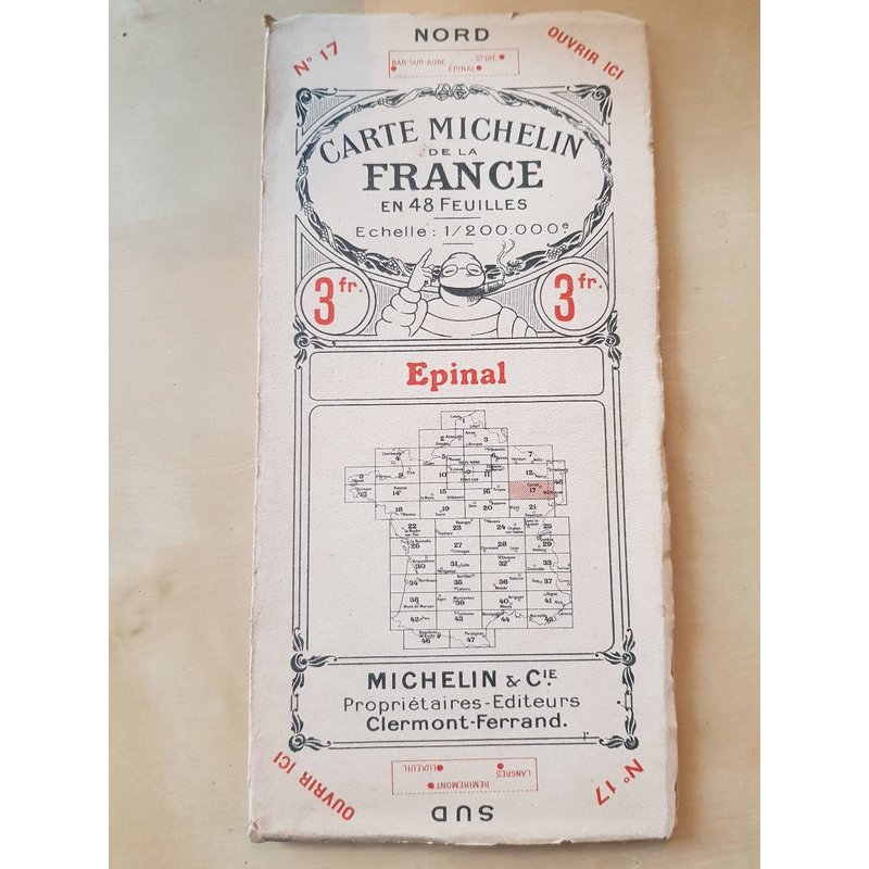 Carte Michelin Epinal