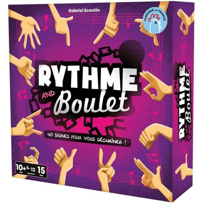 Rythme And Boulet - Asmodee - Sens Du Rythme, Observation Et Ruse Seront Vos Atouts - Des 8 Ans